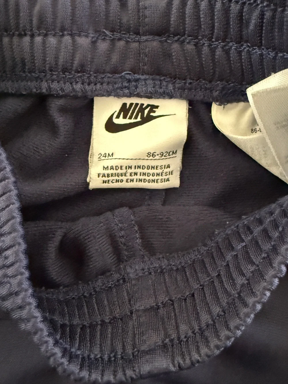 Nike Kids Navy Sweatpants & Jacket Set with Mint Stripe